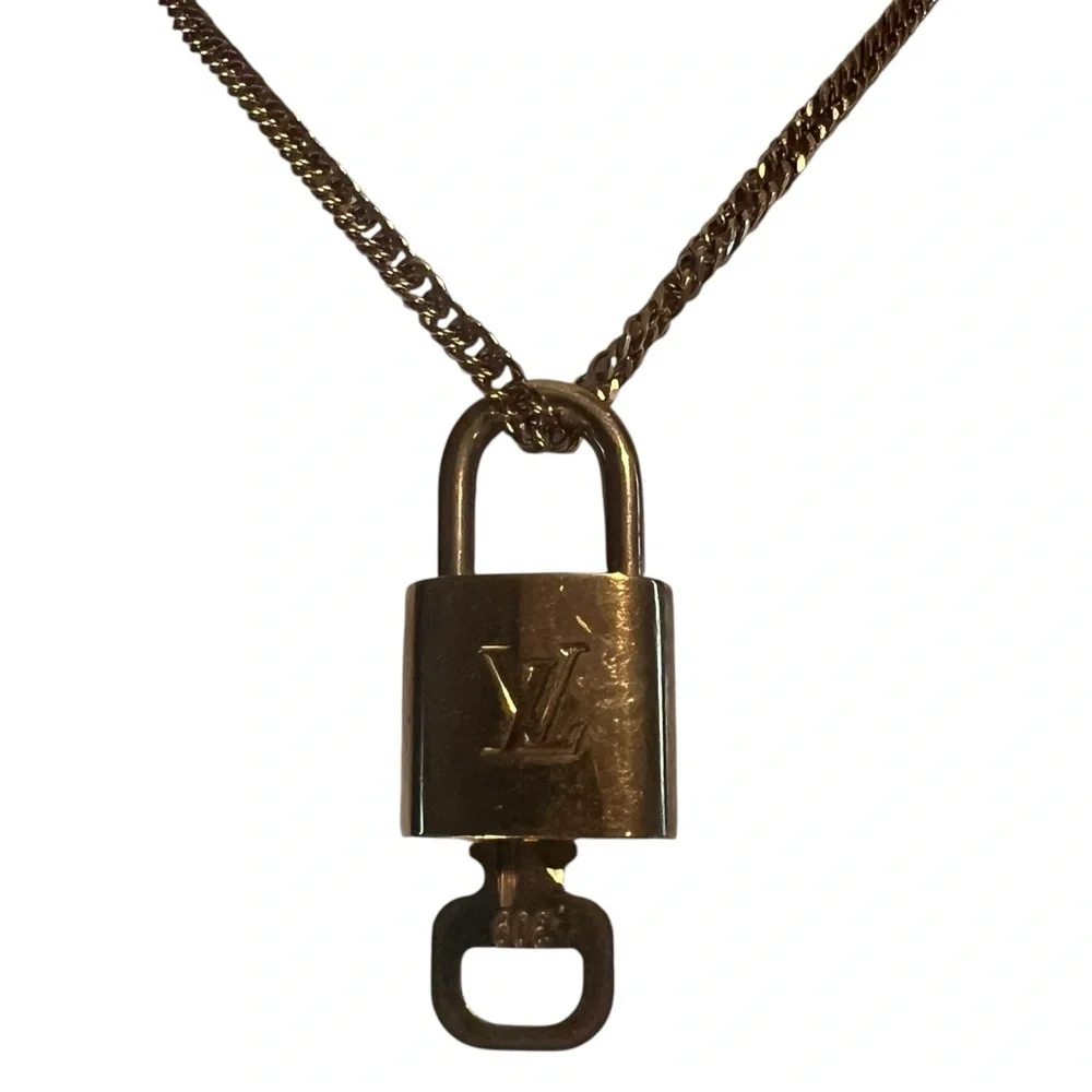 Louis Vuitton Necklace with Lock and Key Lock #309 - Picture 7 of 10